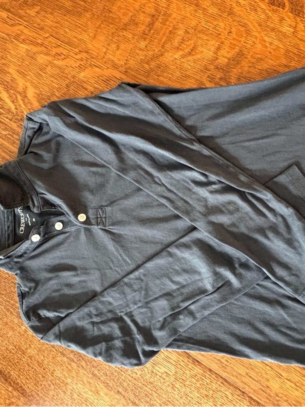 Crewcuts Long-Sleeve Polo Jacket - Charcoal Gray